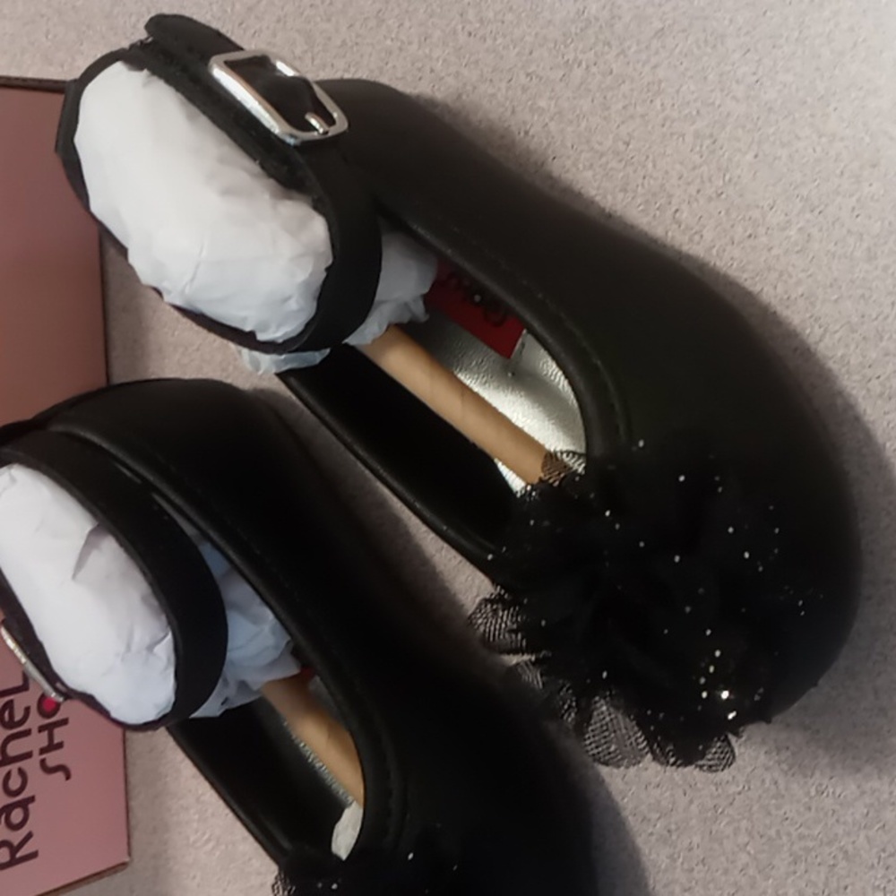 Rachel Shoes Adorable Lil Sylvia Black size  6M New in Box - Picture 3 of 7